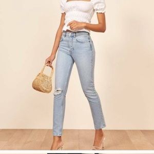 Reformation Julia cigarette jeans